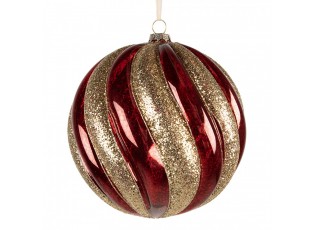 Christmas Bauble ? 20x20 Cm Red Glass - ? 20*20 cm