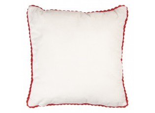 Decorative Cushion 40x40 Cm Beige Polyester Christmas - 40*40*4 cm