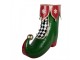 Christmas Decoration Figurine Boots 39x16x31 Cm Green Metal - 39*16*31 cm Clayre & Eef