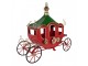 Christmas Decoration Figurine 41x16x39 Cm Red Metal - 38*16*33 cm Clayre & Eef