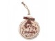 Christmas Decoration Figurine 30x4x37 Cm White Metal - 30*4*37 cm Clayre & Eef
