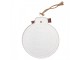 Christmas Decoration Figurine 30x4x37 Cm White Metal - 30*4*37 cm Clayre & Eef