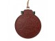 Christmas Decoration Figurine 30x4x37 Cm Red Metal - 30*4*37 cm Clayre & Eef