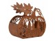 Rustikální rezavý svícen ve tvaru dýně - 25*12*24 cm Clayre & Eef