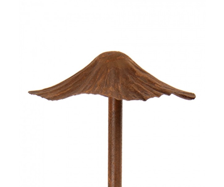 Rustikální rezavý zápich houba - Ø 10*41 cm Clayre & Eef