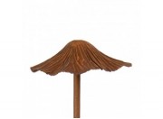 Rustikální rezavý kovový zápich houba - Ø 12*40 cm