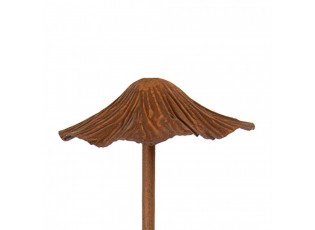 Rustikální rezavý zápich houba - Ø 12*40 cm