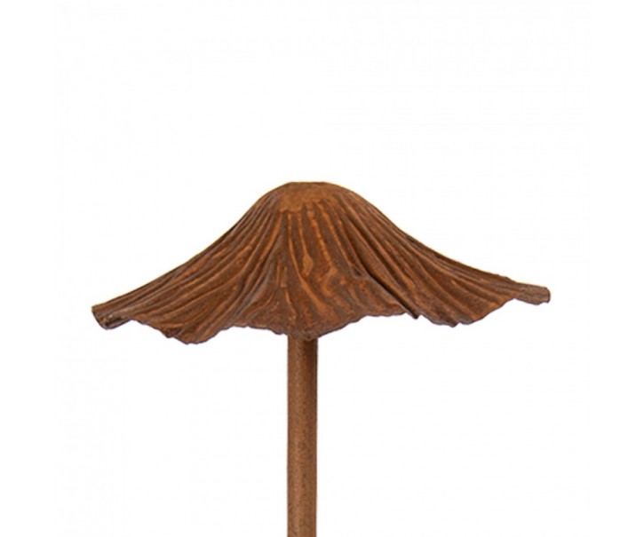 Rustikální rezavý zápich houba - Ø 12*40 cm Clayre & Eef