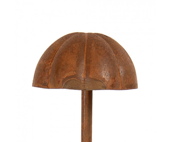 Rustikální rezavý zápich houba - Ø 8*31 cm Clayre & Eef