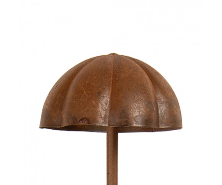 Rustikální rezavý zápich houba - Ø 11*40 cm Clayre & Eef