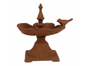 Rustikální rezavé krmítko pro ptáčky - 17*11*12 cm