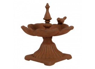 Rustikální rezavé krmítko pro ptáčky - 17*11*12 cm