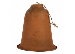Rustikální rezavý zvonek Bell Rust M - Ø 15*17 cm