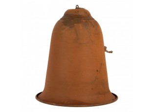 Rustikální rezavý zvonek Bell Rust M - Ø 15*17 cm
