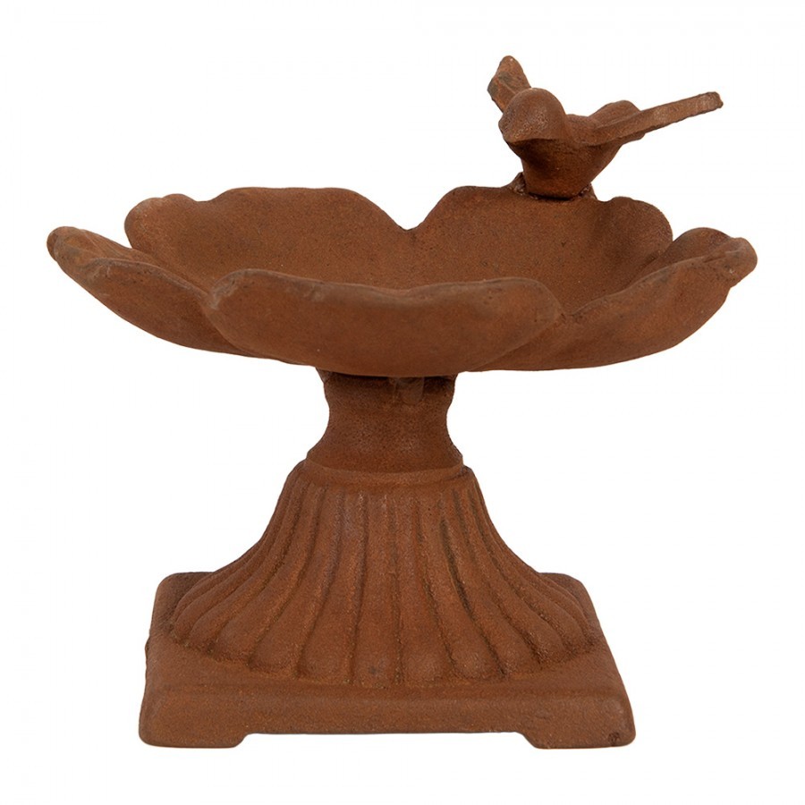 Rustikální rezavé krmítko pro ptáčky - 17* Ø 11*13 cm