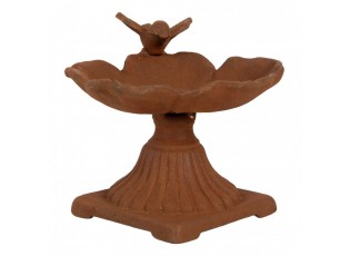 Rustikální rezavé krmítko pro ptáčky - 17* Ø 11*13 cm