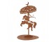 Rustikální rezavá dekorace koník Horse Rust - Ø 14*22 cm Clayre & Eef