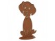 Rustikální rezavá dekorace pes Dog Rust - 16*13*25 cm Clayre & Eef