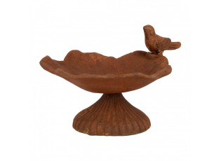 Rustikální rezavé krmítko pro ptáčky - 19*10*9 cm