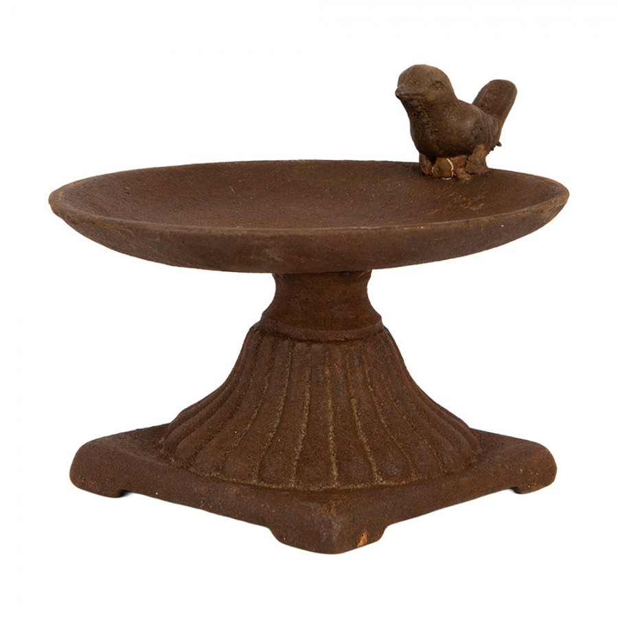 Rustikální rezavé krmítko pro ptáčky - 19*13*13 cm Clayre & Eef Rustikální rezavé krmítko pro ptáčky - 19*13*13 cm Clayre & Eef
