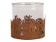 Rezavý rustikální svícen s dýněmi Pumpkin Tree Rust - Ø 16*16 cm Clayre & Eef
