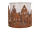 Tealight Holder House ? 11x10 Cm Brown Metal - ? 11*10 cm Clayre & Eef