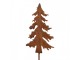 Rustikální rezavý zápich stromek Christmas Tree Rust - 6*1*34 cm Clayre & Eef