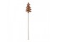 Rustikální rezavý zápich stromek Christmas Tree Rust - 6*1*34 cm Clayre & Eef