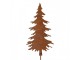 Rustikální rezavý zápich stromek Christmas Tree Rust L - 11*1*52 cm Clayre & Eef