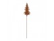 Rustikální rezavý zápich stromek Christmas Tree Rust L - 11*1*52 cm Clayre & Eef
