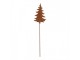 Rustikální rezavý zápich stromek Christmas Tree Rust M - 11*1*50 cm Clayre & Eef