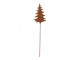 Rustikální rezavý zápich stromek Christmas Tree Rust M - 11*1*50 cm Clayre & Eef