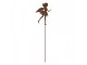 Rustikální rezavý zápich zahradní víla Fairy Rust - 9*1*42 cm Clayre & Eef