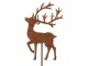 Rustikální rezavý zápich jelen Deer Rust - 8*1*35 cm Clayre & Eef