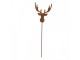 Rustikální rezavý zápich jelen Deer Rust - 9*1*29 cm Clayre & Eef