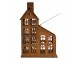 Decorative Figurine House 22x11x32 Cm Brown Metal - 22*11*32 cm Clayre & Eef