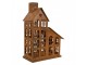 Decorative Figurine House 22x11x32 Cm Brown Metal - 22*11*32 cm Clayre & Eef