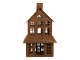 Decorative Figurine House 16x10x31 Cm Brown Metal - 16*10*31 cm Clayre & Eef