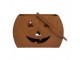 Rustikální rezavá lucerna dýně Halloween - 30*15*19 cm Clayre & Eef