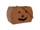 Rustikální rezavá lucerna dýně Halloween - 30*15*19 cm Clayre & Eef
