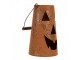 Rustikální rezavá lucerna dýně Halloween - Ø 14*23 cm Clayre & Eef