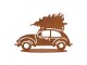 Christmas Decoration Figurine Car 27x8x19 Cm Brown Metal - 27*8*19 cm Clayre & Eef