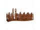 Tealight Holder House 27x8x12 Cm Brown Metal - 27*12*12 cm Clayre & Eef