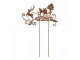 Garden Stake Sled 19x1x45 Cm Brown Metal - 19*1*45 cm Clayre & Eef