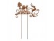 Garden Stake Sled 19x1x45 Cm Brown Metal - 19*1*45 cm Clayre & Eef