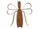 Rustikální rezavý svícen mašle Bow Candle Rust - 19*15*18 cm Clayre & Eef
