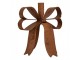 Rustikální rezavý svícen mašle Bow Candle Rust - 19*15*18 cm Clayre & Eef