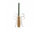 Zlatý kovový svícen mašle Bow Candle Rust - 20*16*21 cm Clayre & Eef