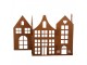 Decorative Figurine House 45x1x21 Cm Brown Metal - 45*1*21 cm Clayre & Eef