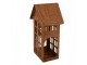 Decorative Figurine House 5x6x12 Cm Brown Metal - 5*6*12 cm Clayre & Eef